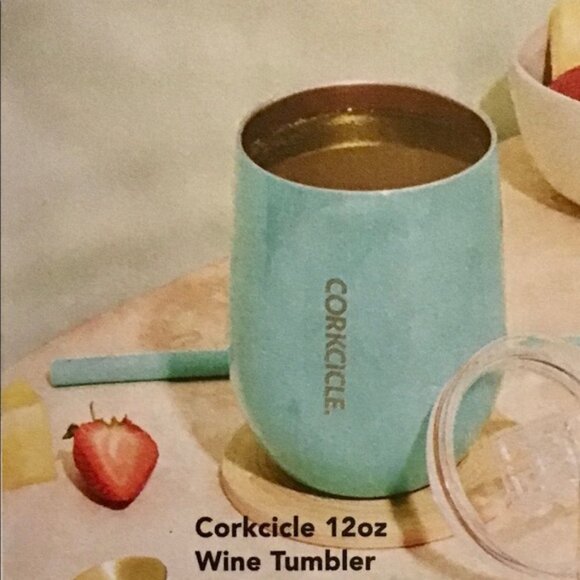 Corkcicle Tumbler with Silicone Straw - Picture 9 of 12